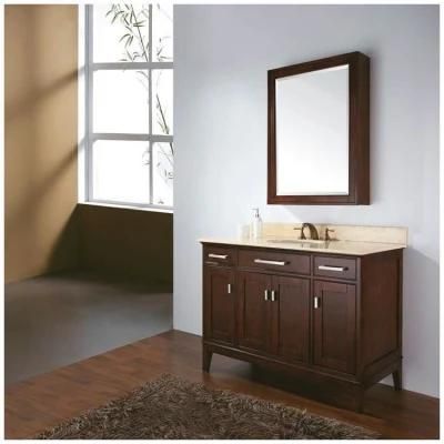 Original Factory Top Design Natural Wood Bathroom Vanity