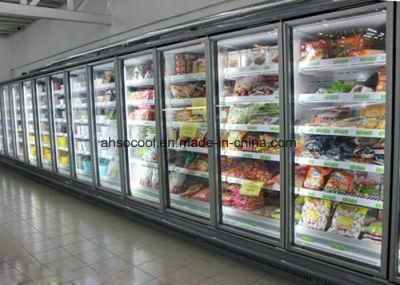 Cheese Display Auto Defrost Glass Door Showcase with Remote Compressor