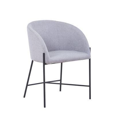 Leisure Modern Design Home Hotel Dining Room Furniture Dining Chair Velvet Fabric Dining Chair