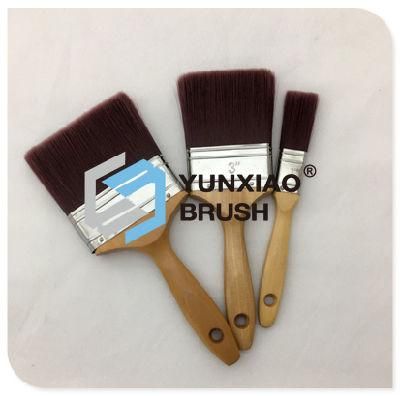 Filament Paint Brush with Wood Handle Paint Brush