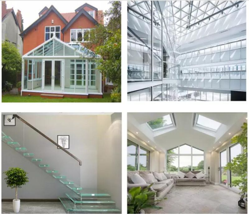 Wholesale Super Transparent Tempered Glass for Decoration and Construction