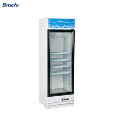 Smeta 115V Supermarket Swing Glass Door Merchandiser Refrigerator Chiller Showcase