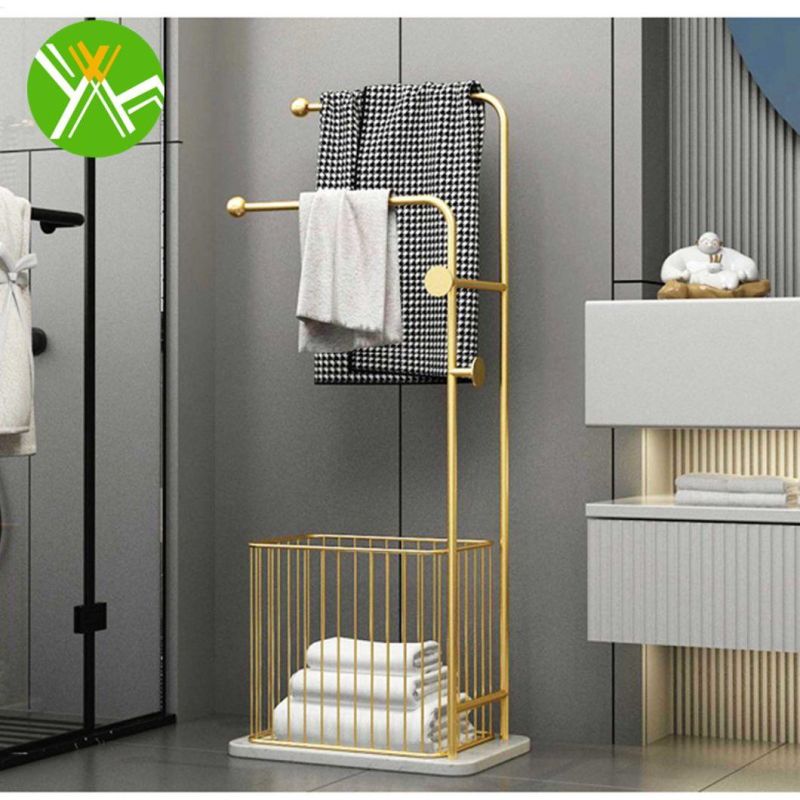 Multifunctional Metal Bathroom Towel Rack Luxury Metal Bathroom Towel Rack for Bathroom Decoration