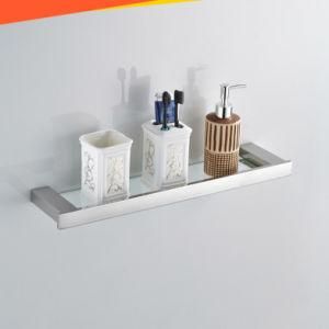 New Square Design 304 Stainless Steel Bathroom Glass Shelf