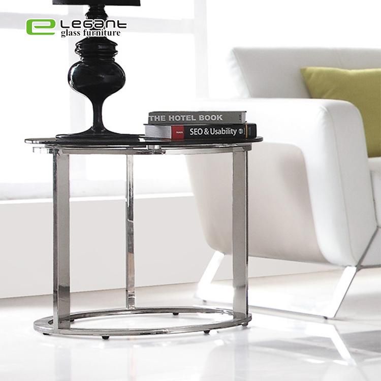 Home Furniture Supplier Modern Room Furniture Square Tempered Glass Tables Design