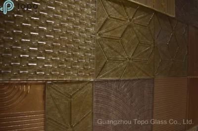 Customised Hot Melt Glass for Background Wall Glass (HM-TP006)
