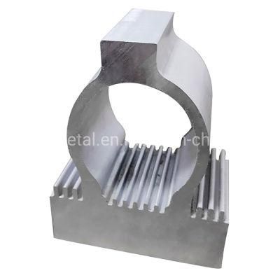 China ISO Aluminum Profile Custom Heatsink Design Factory 6063 Aluminum Extruded Radiator Heat Sink