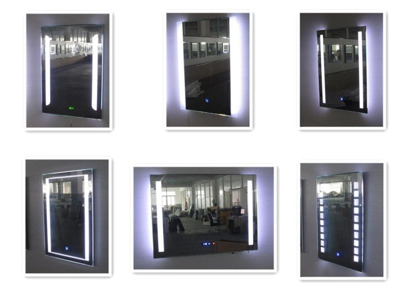 Custom Frameless LED Bathroom Wall Cosmetic Mirror