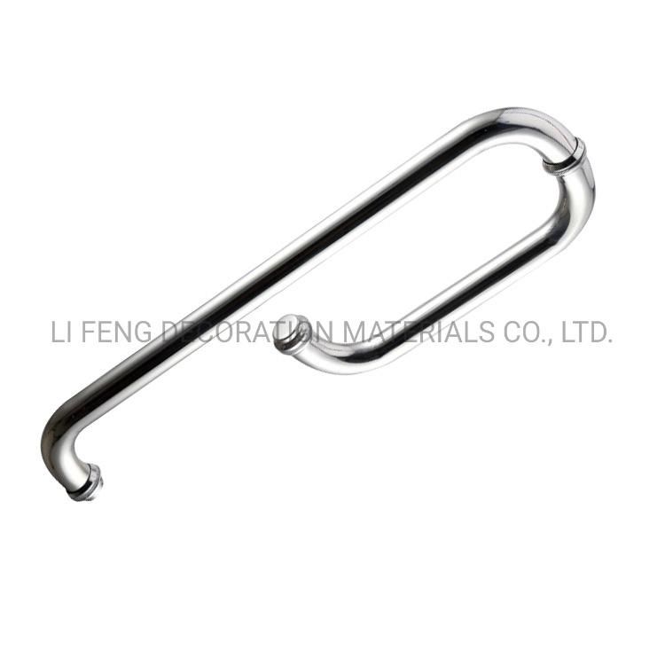 Stainless Steel Glass Door Square Tube Handle for Door Hardware