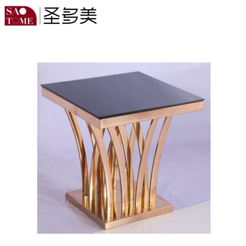Modern Simple Living Room Furniture Rectangular Glass Coffee Table
