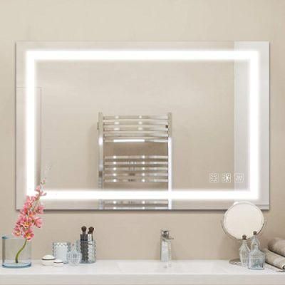 European Style Sheraton Hotel Home Decoration LED Bathroom Mirror LED Bath Glass Mirror Luxury Interior Mirror
