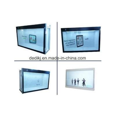 Dedi Transparent LCD Screen Show Box 22 Inch Transparent LCD Showcase
