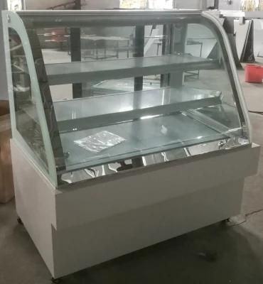 Commercial Cake Showcase with Front Glass Heater