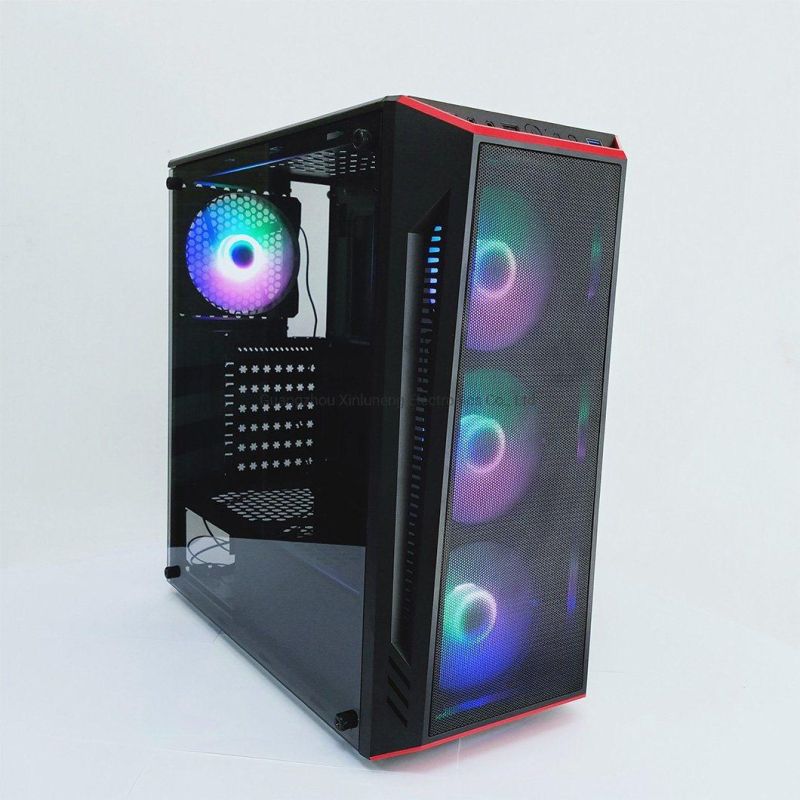 Iron Mesh Front Panel Computer Cabinet for Gaming