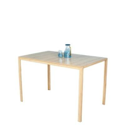 Wholesale Modern Design Square Minimalist Style Desk Study Home MDF Top Dining Table