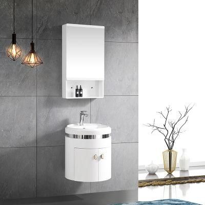 Modern Laundry Sink Cabinet Bathroom Vanity Floor Mounted for Apartment