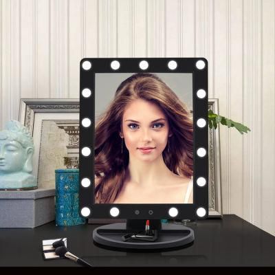 Beauty Salon furniture LED Hollywood Makeup Mirror with Light for Cosmetic Workshop