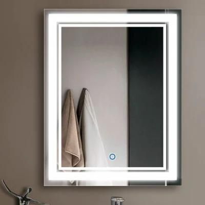 OEM Aluminum Back Structure Frameless Bathroom Fitting Mirror Luxury Interor Mirror Illuminated LED Mirror for Bath Furniture