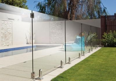 Swimming Pool Glass Spigot Railing/Round Friction Glass Balustrade Spigot