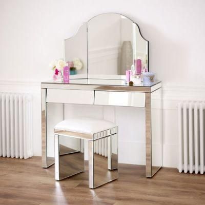 2021 Compact HS Glass Excellent Workmanship Vanity Set with Mirror