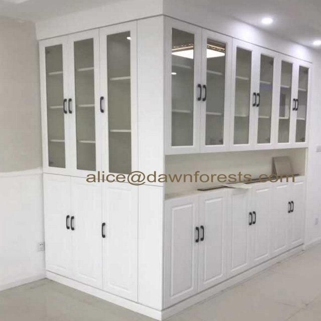 Wooden Furniture PVC Film Kitchen Cabinet Door for Wall Panel Furniture