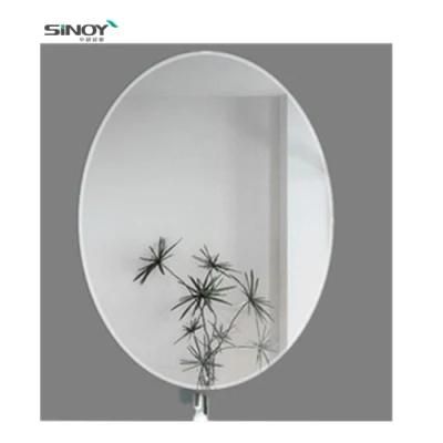 Safety Bath Wall Mirror with Polished Edge and Hole Punch
