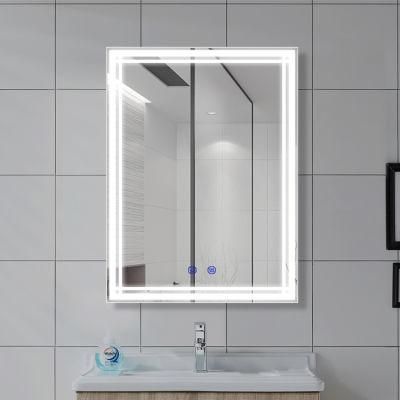 BSCI Magic Wall Mounted LED Light Mirrors for Bathroom
