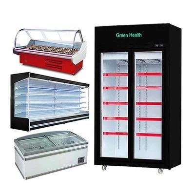 High Quality Supermarket Refrigerated/Refrigerator Fridge Showcase
