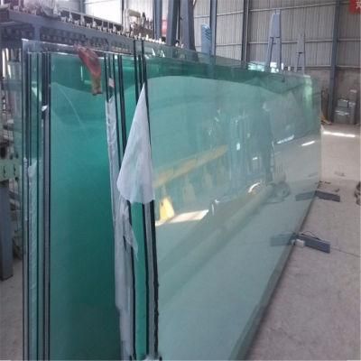 8mm 10mm Super Clear Flat Polised Clear Tempered Laminated Glass