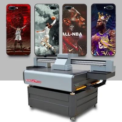 Kingjet Kj-9060UV Digital Silicone Cell Phone Case Leather Flat Bed Direct Jet UV LED Printer