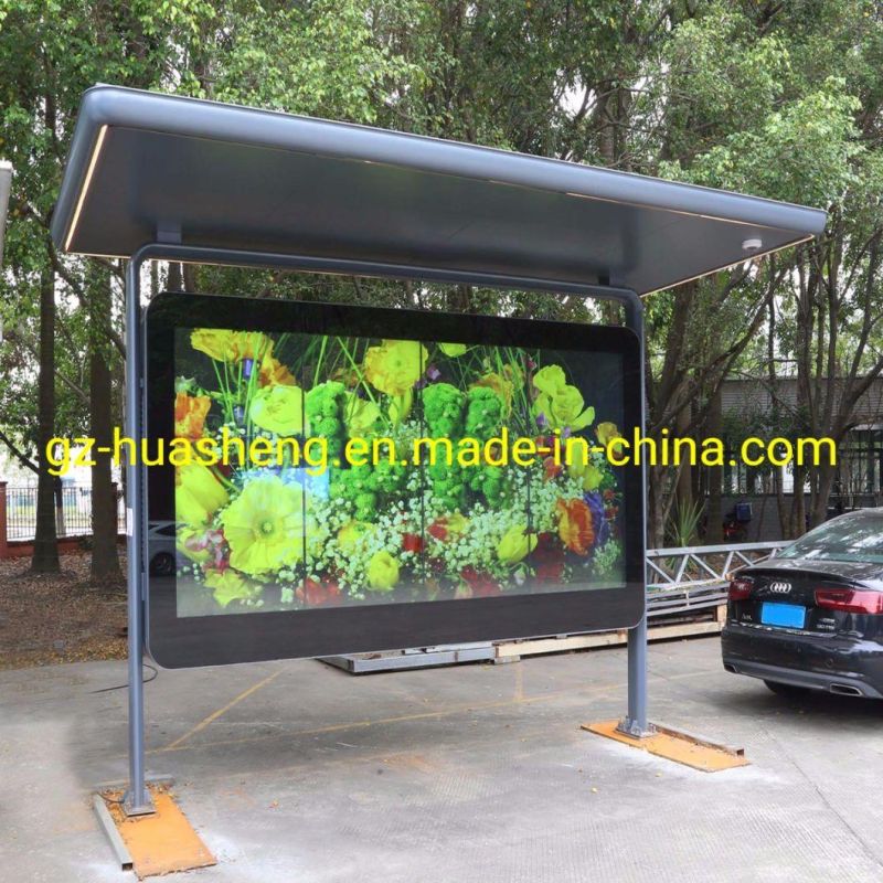 Outdoor Bus Shelter for Station (HS-BS-F014)