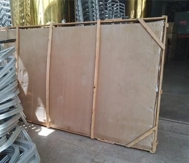 Wedding Furniture Luxurty Gold Frame Half Moon Stainless Steel Wedding Table