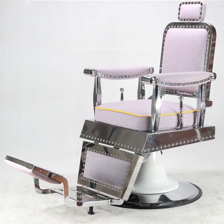 Hl-9271 Salon Barber Chair for Man or Woman with Stainless Steel Armrest and Aluminum Pedal