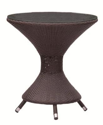 Garden Brand New Italian Design Outdoor Rattan Solid Table