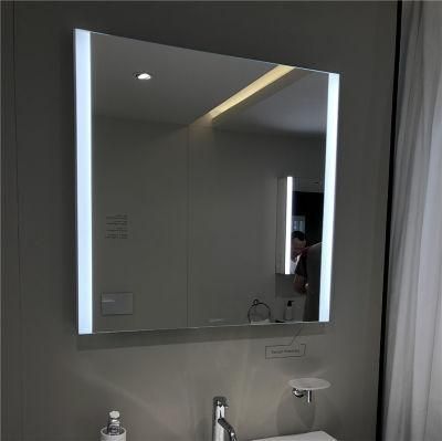 Customized LED Smart Bathroom Mirror Wall-Mounted Bathroom Electronic Anti-Fog Mirror 0654