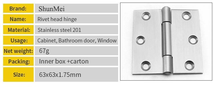 Top Grade 2.5 Inch Small Hinges for Wooden Door Accessories