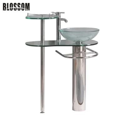 Bathroom Glass Colored Vanity (BLS-2138)