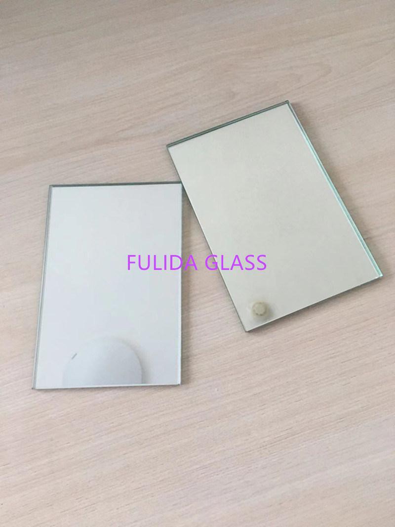 4mm 5mm Clear Aluminum Mirror Glass with Red and Grey Two Layers Paint