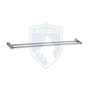 Wall Mounted Chrome Brass Double Towel Bar 8348