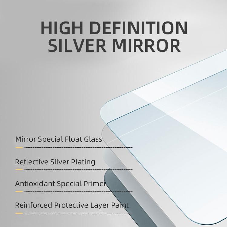 Rectangular Shape Body Sensor Mirror Defog Shower Mirror Bathroom Vanity Smart LED Mirror