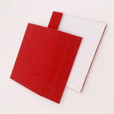 25*25*4mm Red Rubber +1mm Cling Foam of Glass Protective EVA Spacer Separator Protector Pads on Rolls