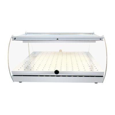 Cheap Price Cooking Machines Curved Glass Food Display Warmer Food Showcase