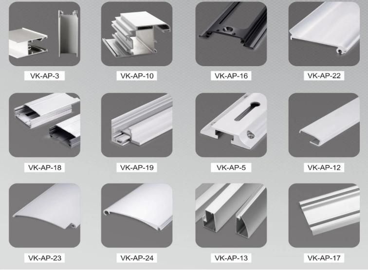 Extrusion Aluminium Channel Profiles for Window Door Furniture Building Industrial