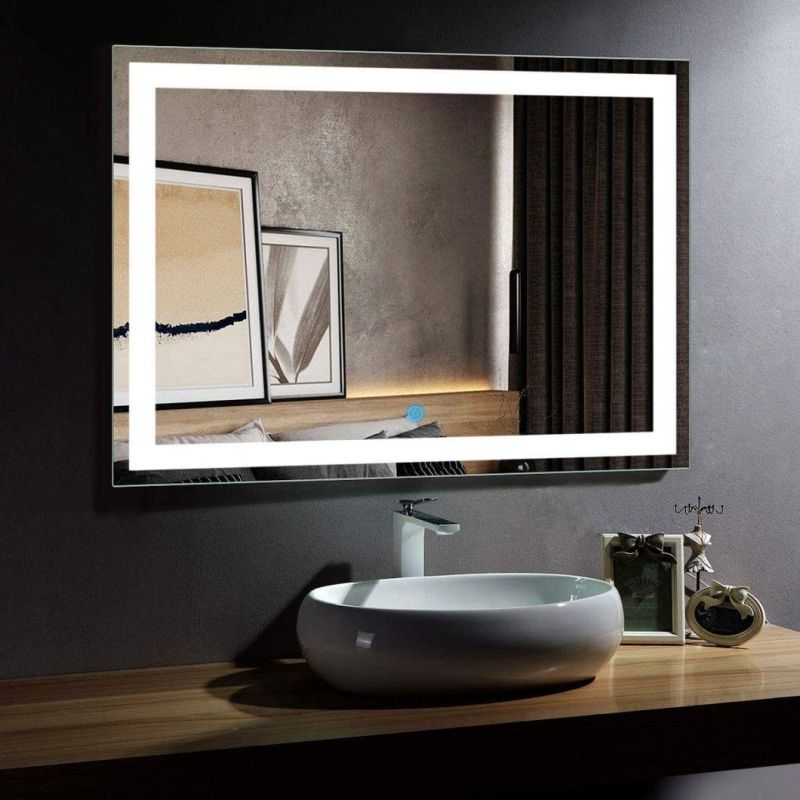 LED Bathroom Mirror at Reasonable Price Makeup Illuminated Mirror for Home Decoration with Touch Sensor & Anti-Fog