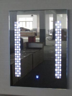 Fashion Vanity Touch Screen Bathroom LED Mirror with Lights