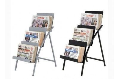 Floor Newspaper Display Stand, Floor Metal Display Rack