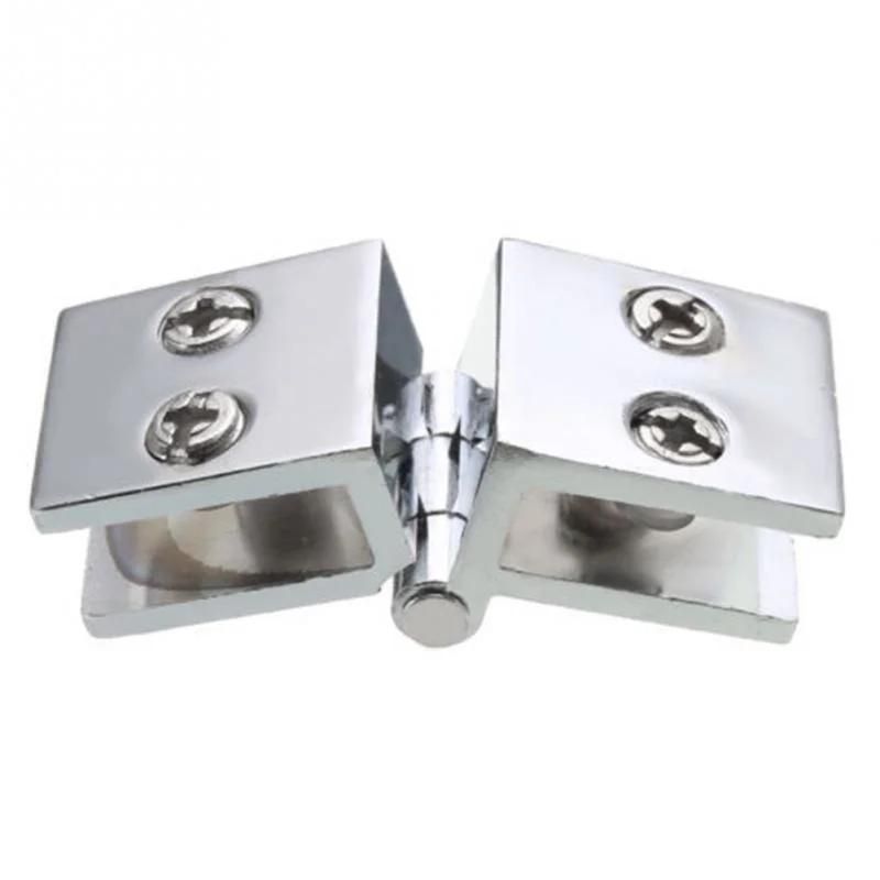 2018 New Cabinet Hinges Stainless Steel Door Hinges Double Action 180 Degree Glass Cabinet Drawer Hinge for Furniture Hardware