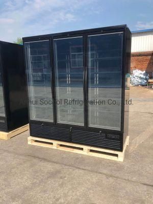 Multideck Glass Door Display Showcase for Water and Beer