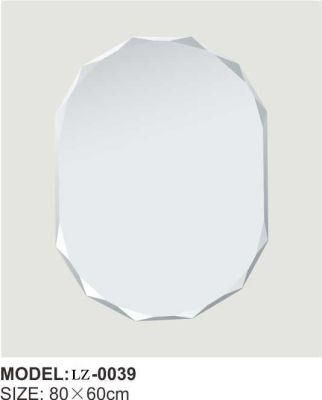 Bathroom Wall Mirror Frameless Hotel Dresser Mirror (LZ-0039)