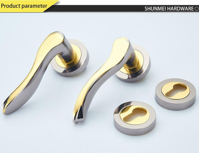 Contemporary New Modern Zinc Alloy Wood Door Handle for Door